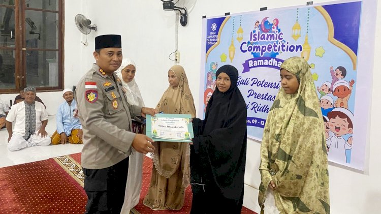 Kapolres Rote Ndao Apresiasi Lomba Islamic Competition Ramadhan 1447 H di Mesjid Jamiatul Islamiyah Oelaba