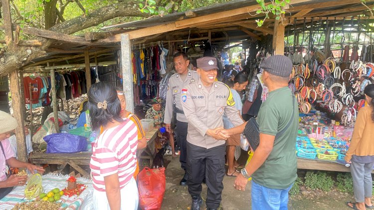Patroli K2YD Polsek Rote Barat Daya, Ajak Masyarakat Jaga Kamtibmas