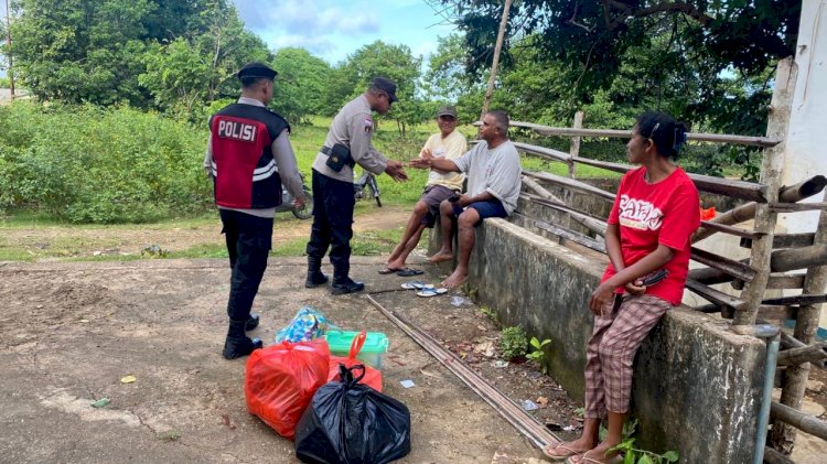K2YD Polsek Rote Tengah, Jamin Kenyamanan Masyarakat Dalam Beraktifitas.
