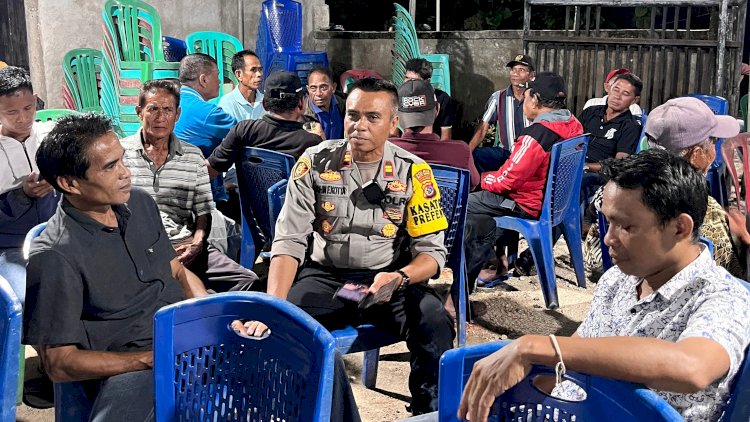 Patroli Ronda Presisi Samapta Polres Rote Ndao, Cegah Potensi Gangguan Keamanan.