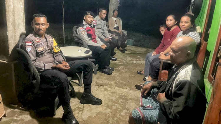 Patroli Malam Polsek Rote Tengah, Cegah Potensi Gangguan Keamanan