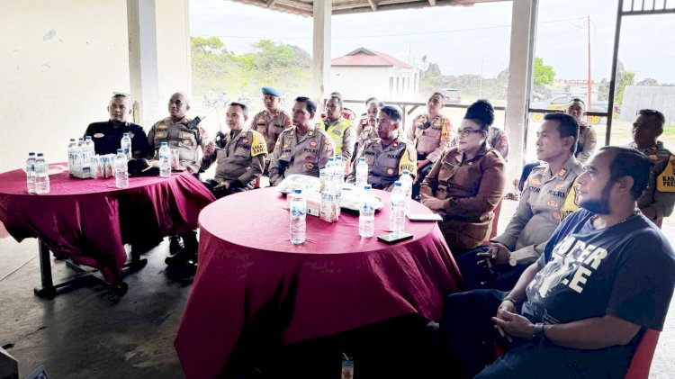 Minitoring Sitkamtibmas Nasional, Polres Rote Ndao Gelar Zoom di Obyek Wisata Tiang Bendera