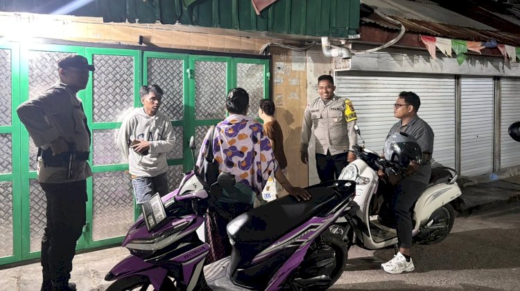 Polsek Lobalain Intensifkan Kegiatan Patroli, Monitoring Kegiatan Masyarakat