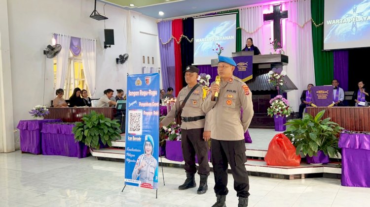 Komitmen Jaga Citra Polri, Propam Polres Rote Ndao Gencar Sosialisasikan  QR Code Yanduan Propam Polri