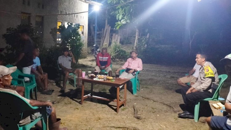Bhabinkamtibmas Polsek Rote Tengah Lakukan Patroli Dialogis dan Sambang di Moklain