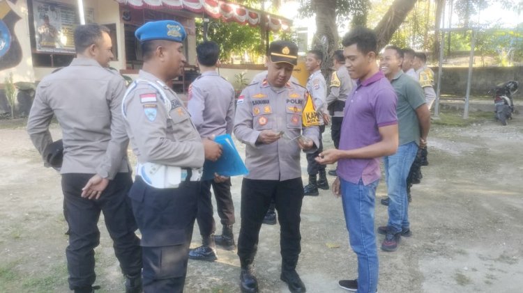 Operasi Gaktiplin Bagi Personel Polsek RBD, Upaya Pencegahan Pelanggaran Disiplin