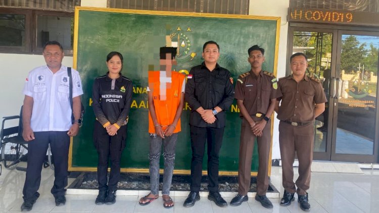 Unit PPA Sat Reskrim Polres Rote Ndao  Lakukan Tahap II Tersangka Persetubuhan Anak