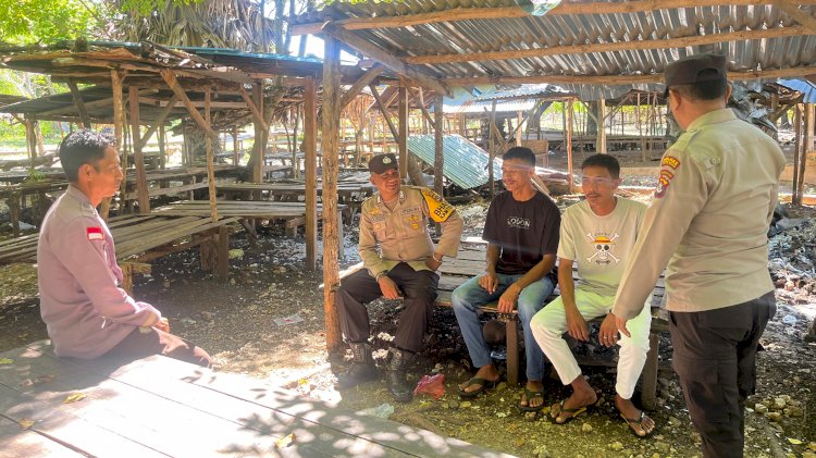 K2YD Polsek Rote Barat Daya, Wujudkan Rasa Aman dan Tingkatkan Kemitraan  Wujudkan Kamtibmas Komdusif