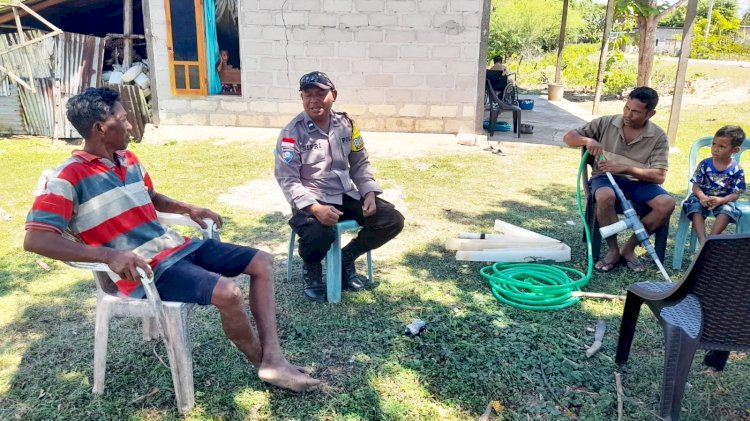 Kegiatan Preemtif Personel Polsek Rote Timur Untuk Ciptakan Kamtibmas Yang Kondusif