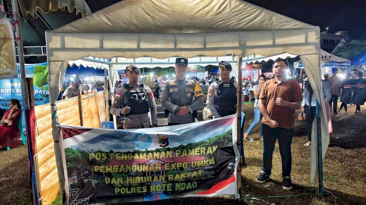 Kabag Ops Polres Rote Ndao : Pengamanan di Area Pameran Expo UMKM 2026 Masih Berjalan Aman