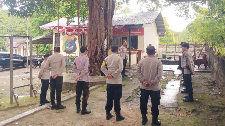 Wakapolresrotendao : Melalui Pelaksanaan Apel Pagi Kita Siap Untuk Melaksanakan Pelayanan Kamtibmas Bagi Masyarakat