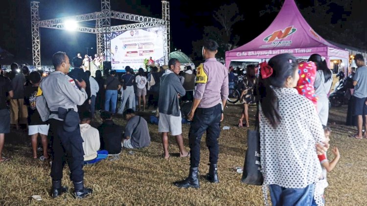 Patroli Malam Personel Polsek Lobalain Jamin Kamtibmas Tetap Kondusif