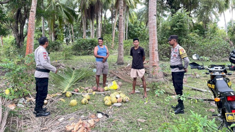 Patroli Dialogis Polsek Rote Tengah, Jaga Kemitraan Dalam Mewujudkan Kamtibmas Yang Kondusif