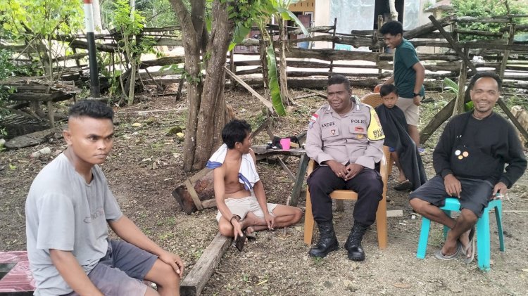 Kegiatan Preemtif Bhabinkamtibmas Polsek Rote Selatan, Wujudkan Rasa Aman Bagi Warga Binaan