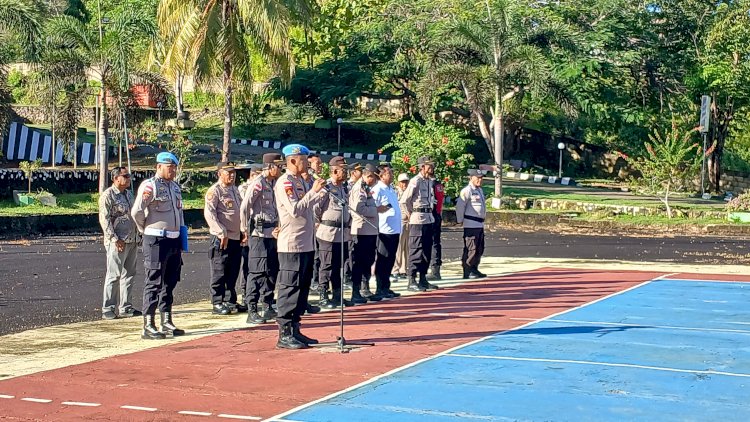 Jaga Citra Polri, Propam Polres Rote Ndao Lakukan Gartiplin