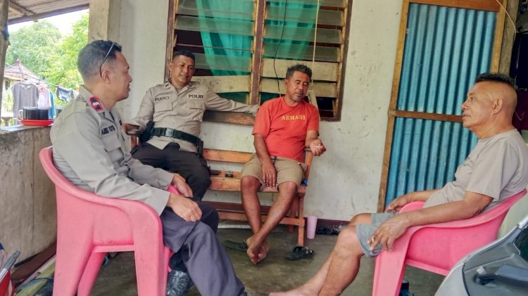 Jaga Kamtibmas Tetap Kondusif, Polsek Rote Barat Tingkatkan Patroli Dialogis