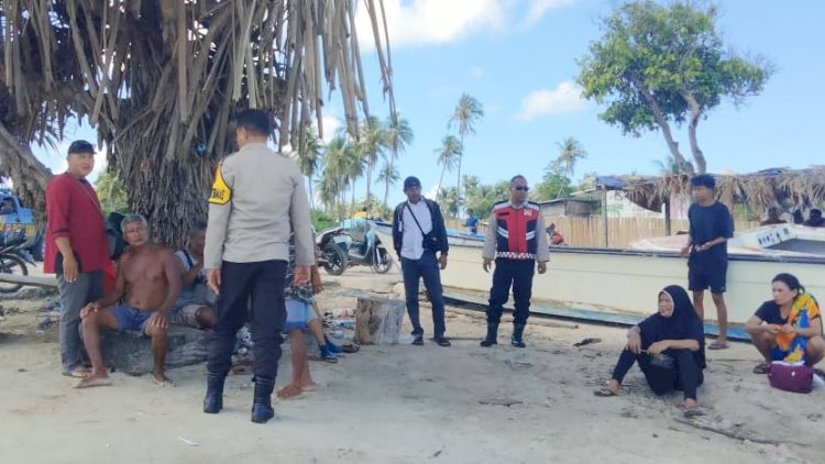 Polsek Rote Barat Gelar Patroli Dialogis, Jamin Kamtibmas Tetap Kondusif