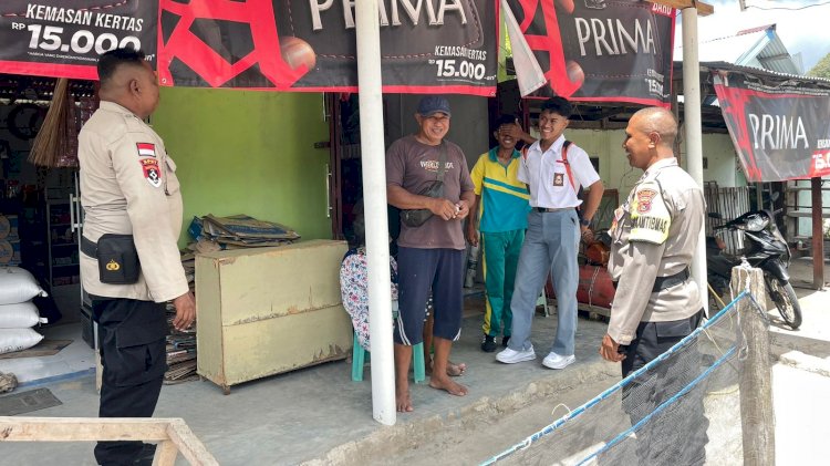 Polsek Rote Tengah Gelar Patroli Dialogis, Pastikan Keamanan Masyarakat