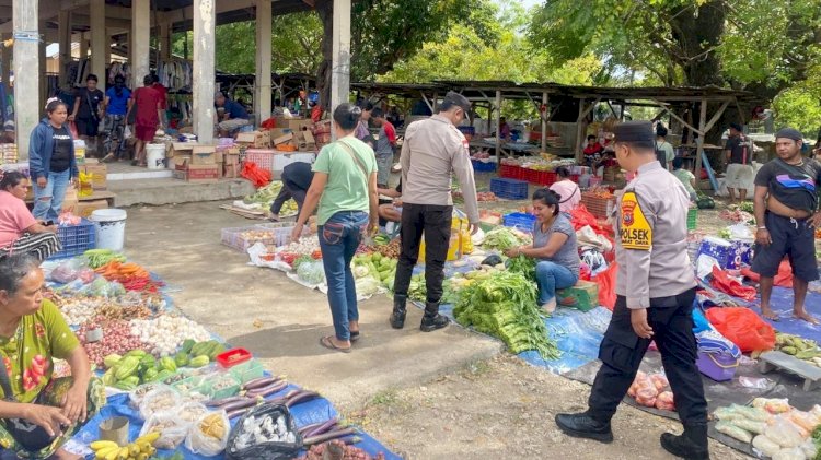 Kapolsek Rote Barat Daya : Pengamanan di Pasar Tudameda Jamin Kenyamanan Masyarakat