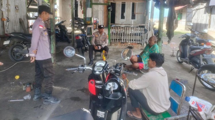 Patroli Dialogis  Wujud  Nyata Kehadiran Polsek Rote Barat Daya Jaga Keamanan Masyarakat