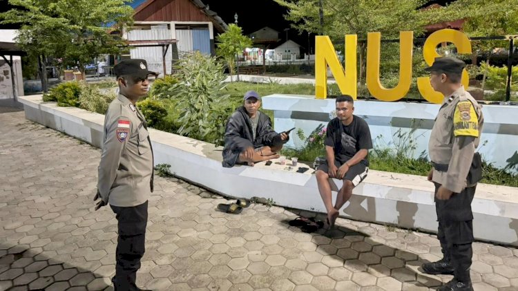 Kapolsek Lobalain : Wujud Polri Untuk Masyarakat, Polsek Lobalain Terus Tingkatkan Kegiatan Kepolisian