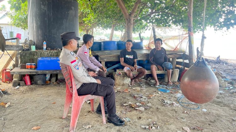 Polsek Rote Barat Daya Lakukan Patroli Dialogis, Perekat Komunikasi Dengan Warga