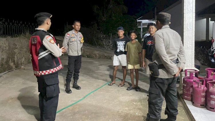 K2YD Polsek Rote Tengah Antisipasi Potensi Tindak Pidana