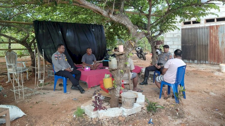 Jaga Kemitraan Dengan Masyarakat, Polsek Rote Selatan Tingkatkan Kegiatan Sambang