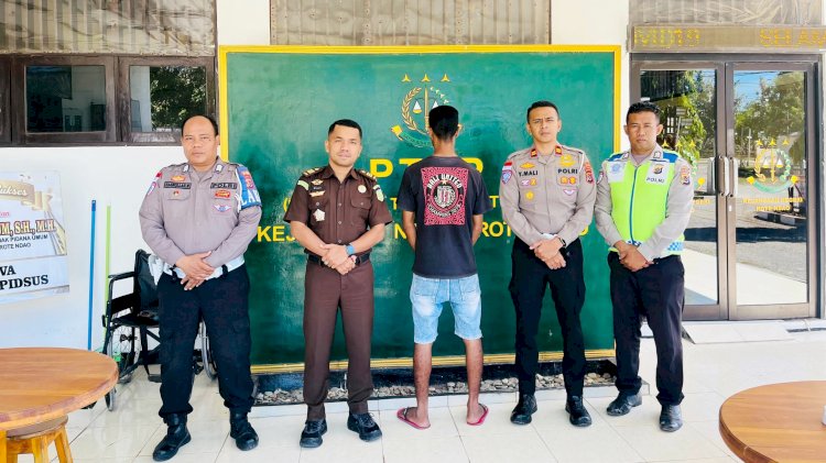 TSK  Laka Maut Yang Menyebabkan  RYP Meninggal Dunia, Dilakukan Tahap II Oleh Sat Lantas Polres Rote Ndao