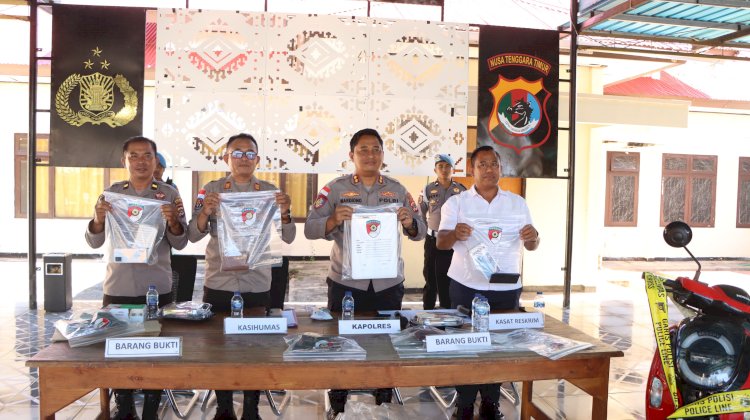 Empat Kasus Konvensional Dalam Tahap Penyidikan, Komitmen Polres Rote Ndao Dalam Penanganan Perkara