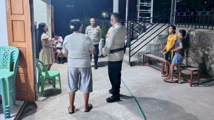 Patroli Malam Polsek Rote Tengah Jaga Keamanan dan Kenyamanan Masyarakat