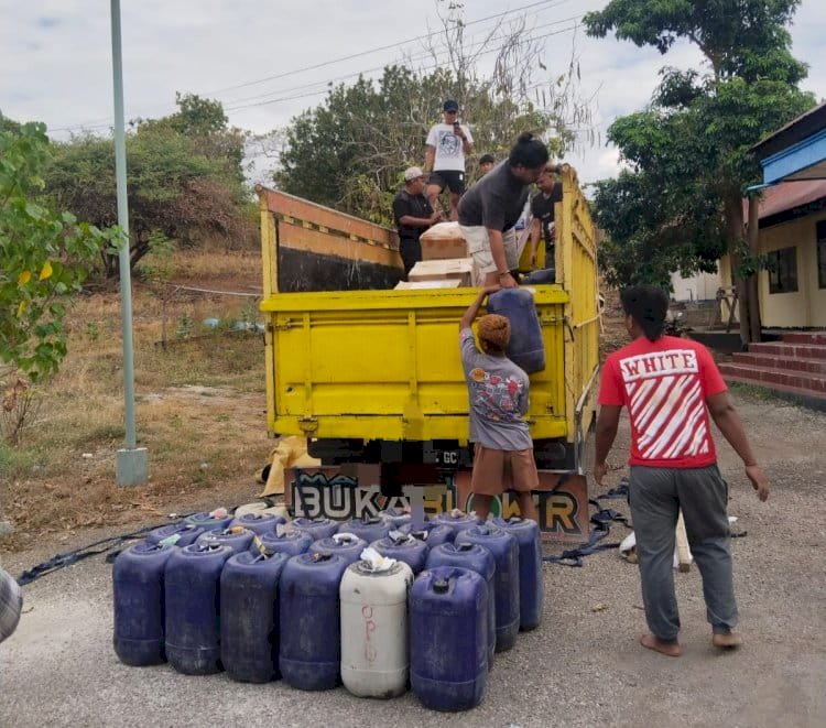Ditpolairud Polda NTT Gagalkan Dugaan Penyelundupan Minyak Tanah ke Rote Ndao