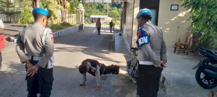 Propam Polres Rote Ndao Rutin Gelar Gaktiplin, Komitmen Jaga Disiplin Anggota Polres Rote Ndao