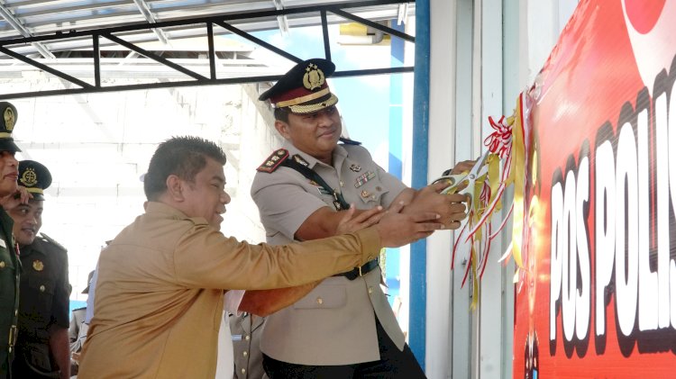 Kapolres Rote Ndao : Pospol Pelabuhan Baa Untuk Meningkatkan Pelayanan kamtibmas