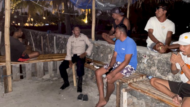 Patroli Malam Polsek Rote Barat, Upaya Untuk Menekan Potensi Tindak Pidana