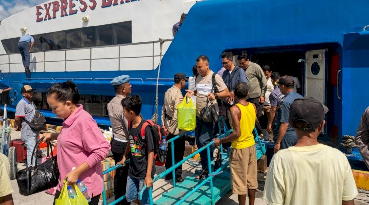 Polsek Lobalain Lakukan Pengamanan di Pelabuhan Baa, Jamin Kenyamanan Masyarakat