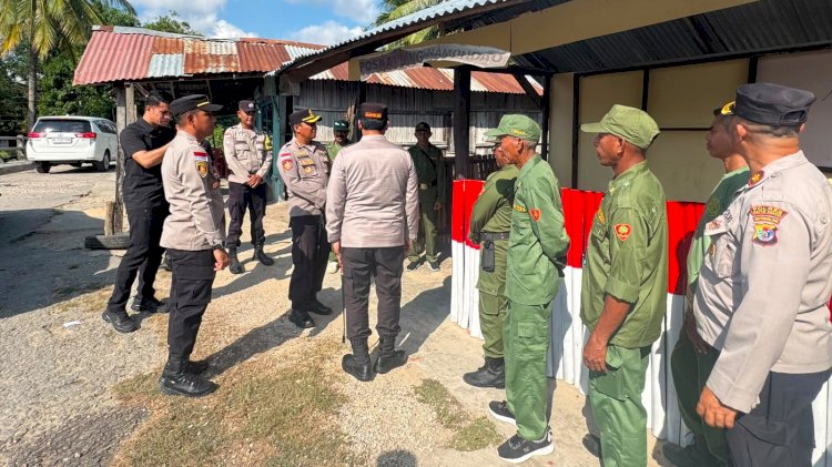 Kapolda NTT Tinjau Pos Kamling Namondao, Cek Langsung Kondisi  Pengamanan Swakarsa