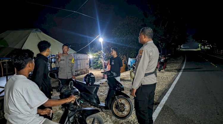 K2YD Polsek Rote Tengah Untuk Jaga Kamtibmas Tetap Kondusif