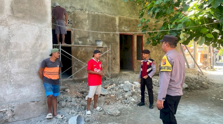 Patroli Dialogis Polsek Rote Barat Daya Jaga Kemitraan Dengan Masyarakat