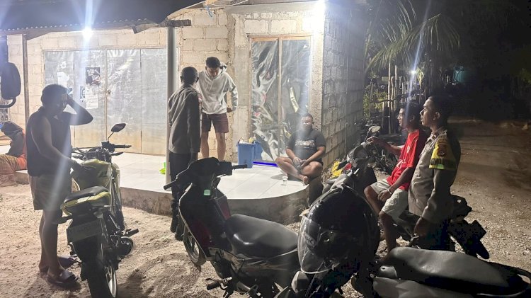 K2YD Polsek Rote Tengah Pada Malam Hari, Upaya Untuk Mencegah Tindak Pidana