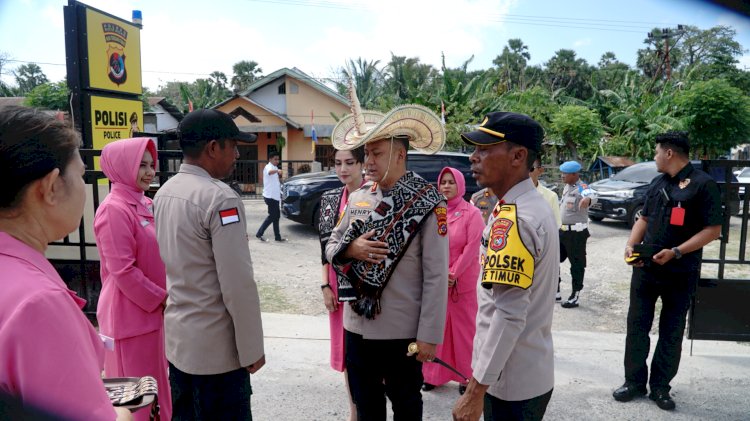 Seluruh Polsek Jajaran Polres Rote Ndao Dikunjungi Kapolres Rote Ndao AKBP Henry Eko Irawan,S.IK Diawal Kepemimpinannya