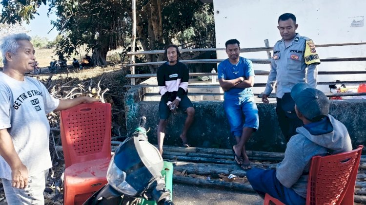 Bhabinkamtibmas Polsek Rote Tengah Tingkatkan Edukasi Kamtibmas Bagi Masyarakat