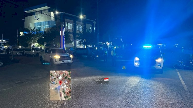 Satuan Lalu Lintas Polres Rote Ndao Lakukan Pengalihan Arus Lalu Lintas Selama Pameran Pembangunan Dilapangan Sepakbola Baa