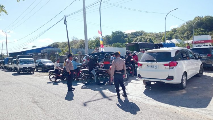 Polsek Rote Barat Laut Lakukan Pengamanan di SPBU Longgo, Jamin Keamanan Masyarakat dan Jaga Arus Lalu Lintas Tetap Lancar