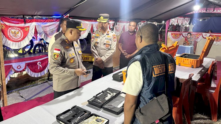 Kapolres Rote Ndao Cek Kesiapan Stand Polres Pada Pameran Pembangunan dan Expo UMKM 2026