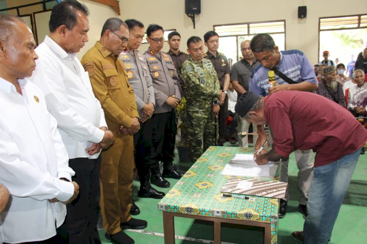 Hentikan Dendam, Bangun Persaudaraan: Wakapolda NTT Kawal Rekonsiliasi Adonara