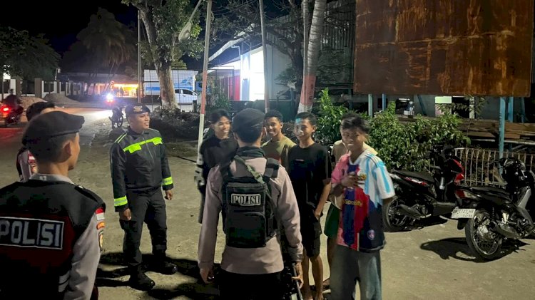 Satuan Samapta Polres Rote Ndao Intensifkan Patroli Preventif Presisi Antisipasi Kejahatan Jalanan