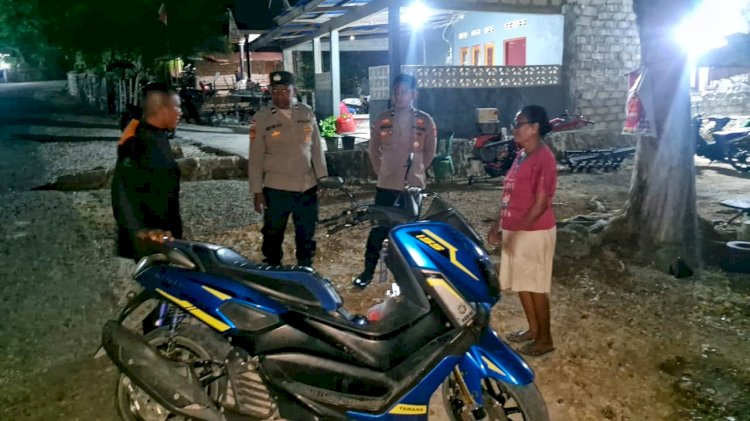Polsek Rote Barat Daya Tingkatkan Patroli Malam Untuk Jaga Keamanan dan Kenyamanan Masyarakat