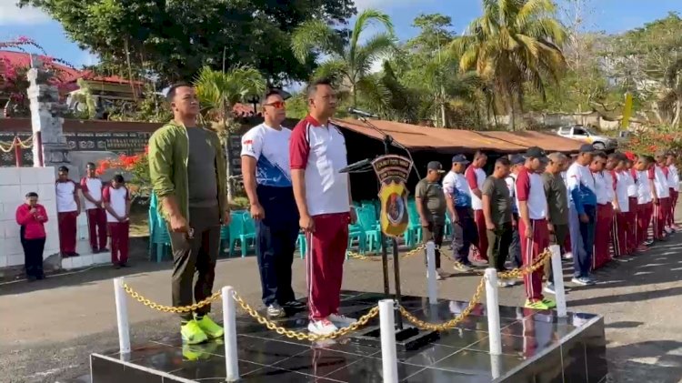 Polres Rote Ndao Gelar Family Gathering Meriahkan HUT ke-81 Kemerdekaan RI dan Doa Bersama Bagi Korban Gempa di Flores