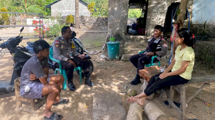 Patroli Dialogis Personel Polsek Polsek Rote Selatan Upaya Untuk Jaga Kemitraan Dengan Masyarakat